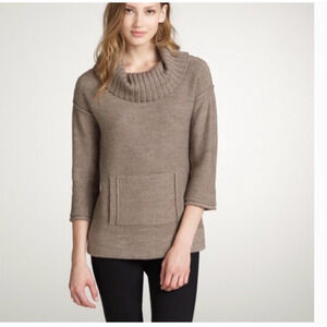 J.Crew Amadé Wool/Mohair Blend Pocket Cowl Neck Sweater Size Medium 2823